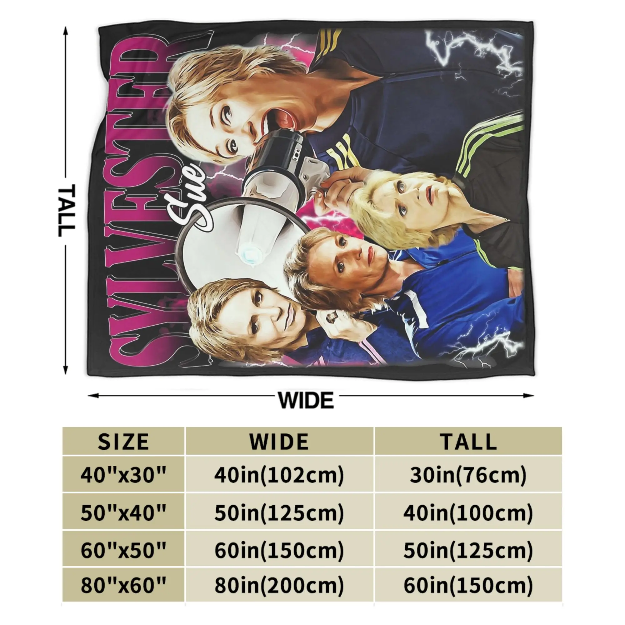 بطانية سو سيلفستر جلي من الفلانيل لجميع المواسم، بطانيات ناعمة متعددة الوظائف لحاف مكتب السرير #5