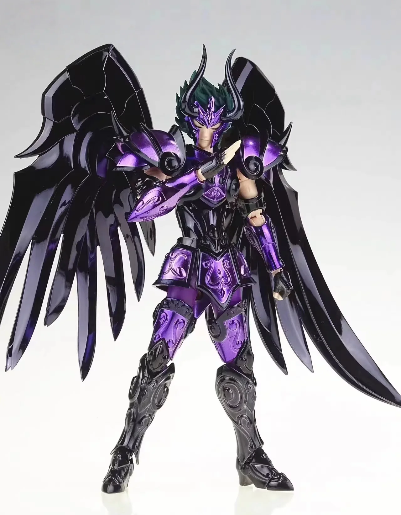 In Stock KUN MST God's Goat / Shura 24K Gold Soul Saint Seiya Saint Clothes Myth EX Capricorn Action Doll Toy Collection Gift