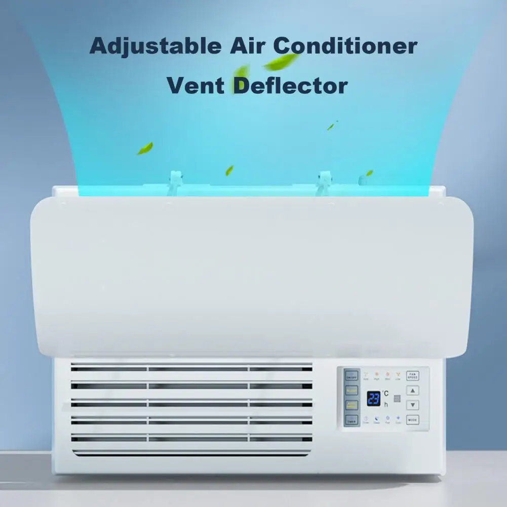 Adjustable AC Baffle Air Conditioner Deflector Home Cooling System Cuttable To Fit Any Unit For Air Conditioning