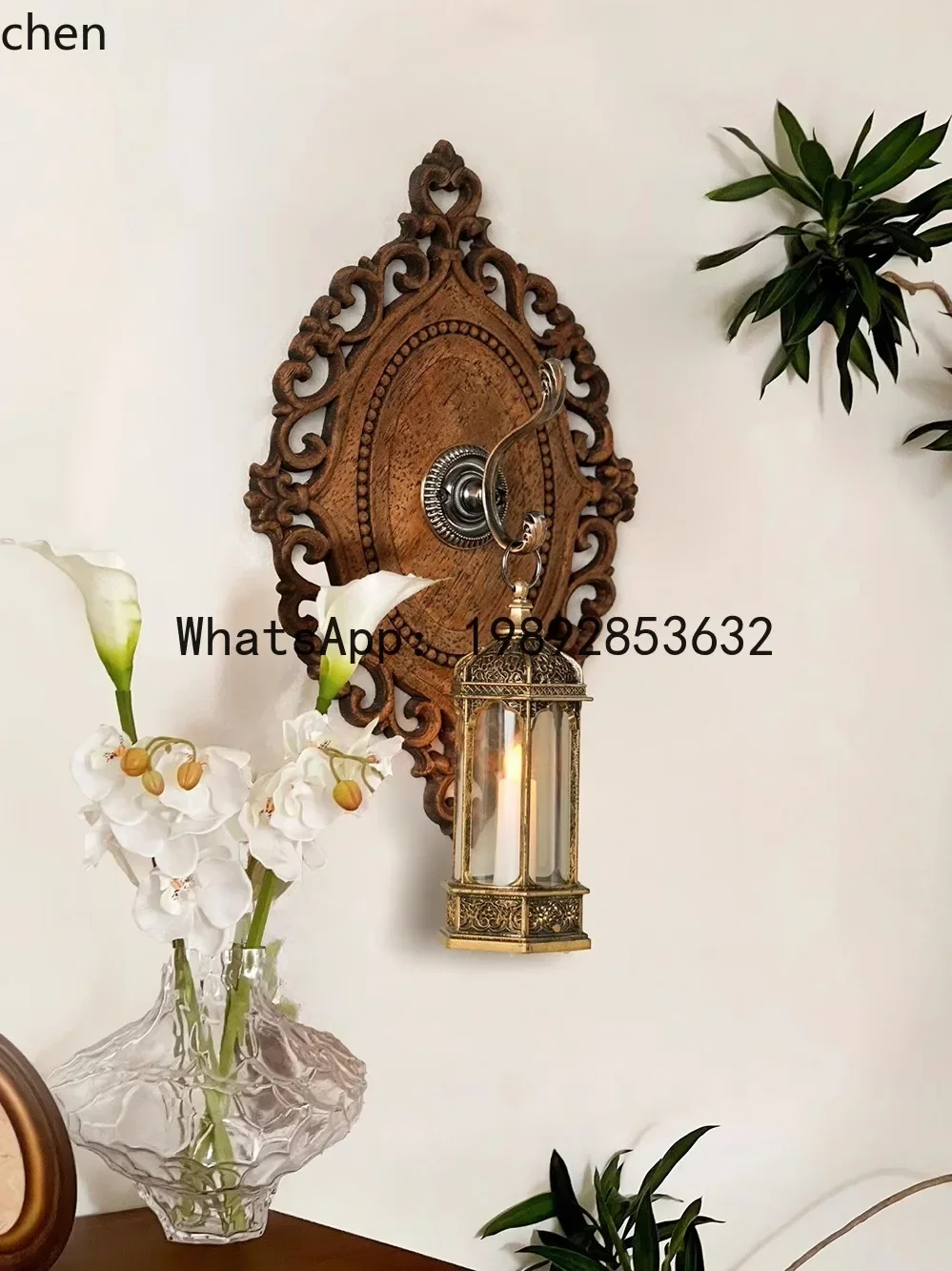 

u18high-end wall decor for living room, dining room entryway, bedside painting, wall hanging, decorative painting, wood carving