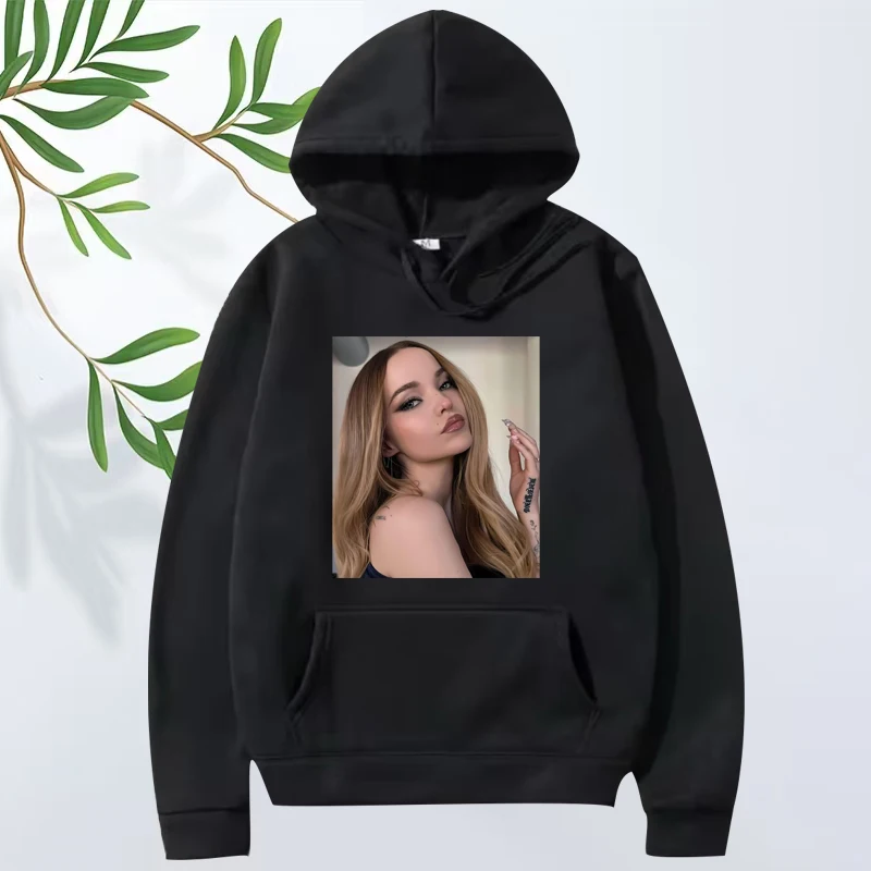 

Dove Cameron fashion classic graphic hoodie 2025 men ’s women vintage Long sleeve streetwear cool print oversized hoodie unisex