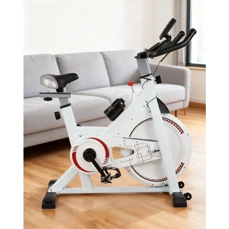 Silent Steel Frame Indoor Cycling Bike, Professional Spinning Equipment With Sports Performance Tracking Function