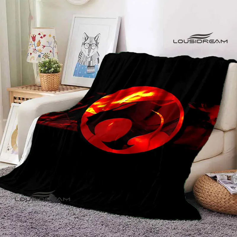 Thundercats Cartoon Printing blanket Children\'s Warm blanket t Flange blanket Home travel blanket bed linings Birthday Gift