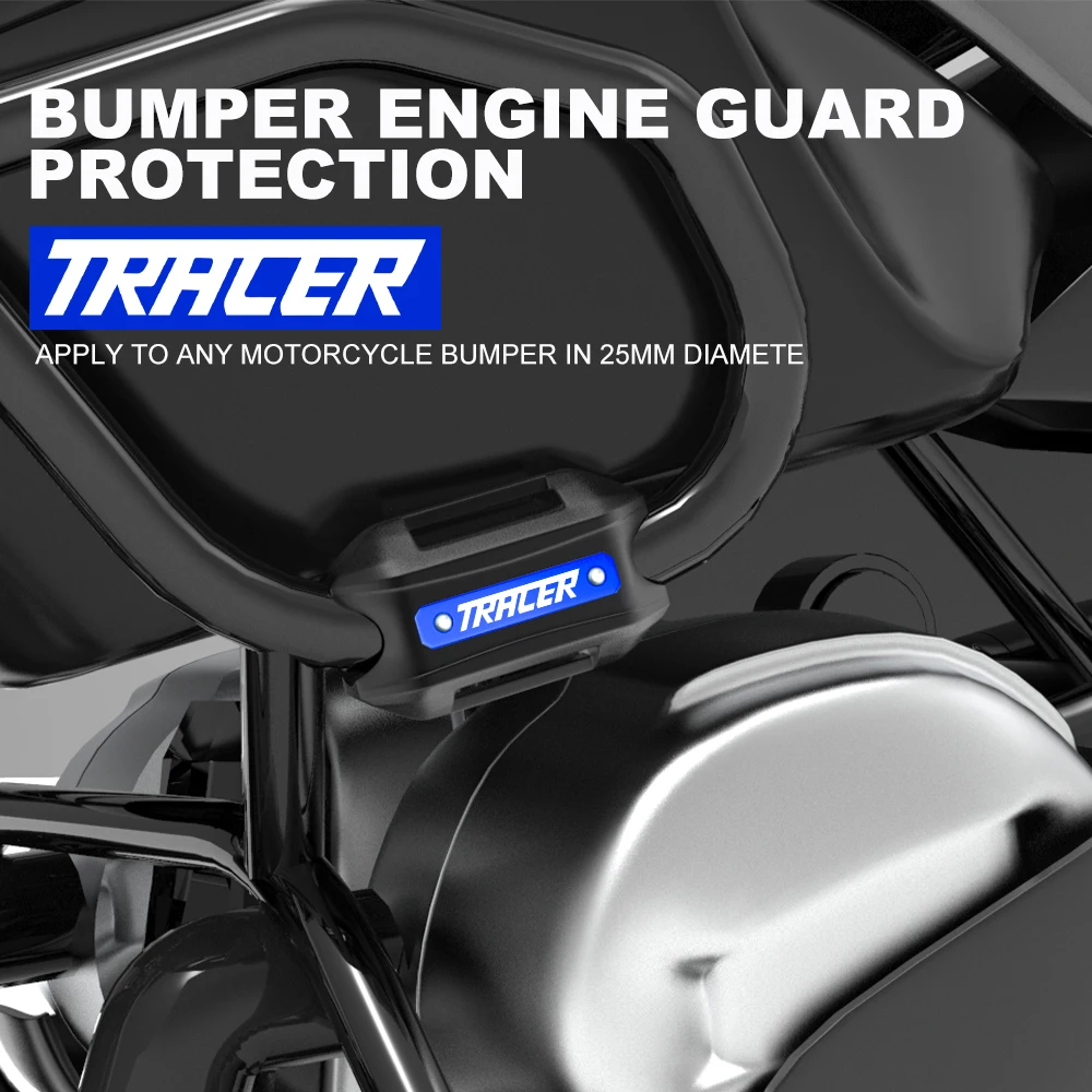 

25MM Motorcycle Bumper Engine Guard Protection Block Crash bar Decorative For YAMAHA TRACER 900 GT TRACER 700 GT tracer 900 GT