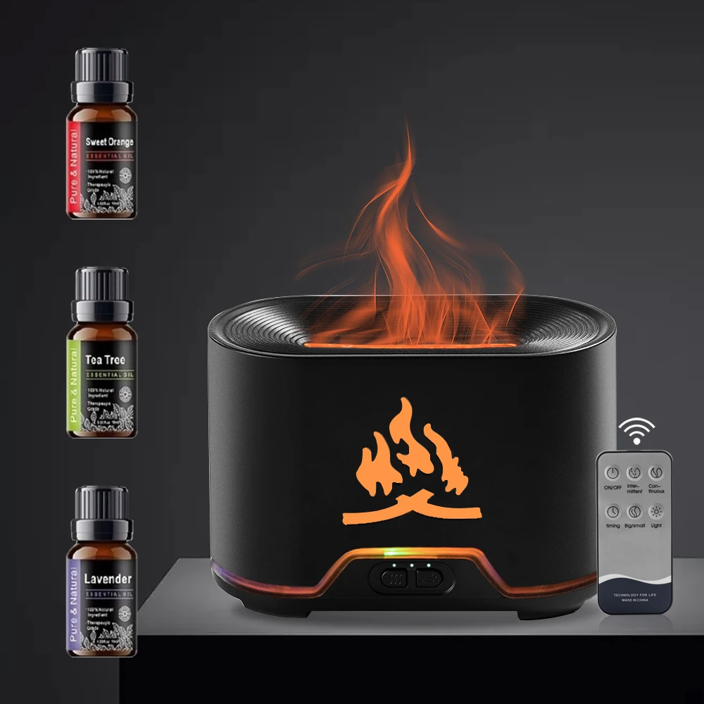 

Бесшумный увлажнитель воздуха 300 мл с ароматерапией, 7-цветной подсветкой для йоги, офиса, спальни