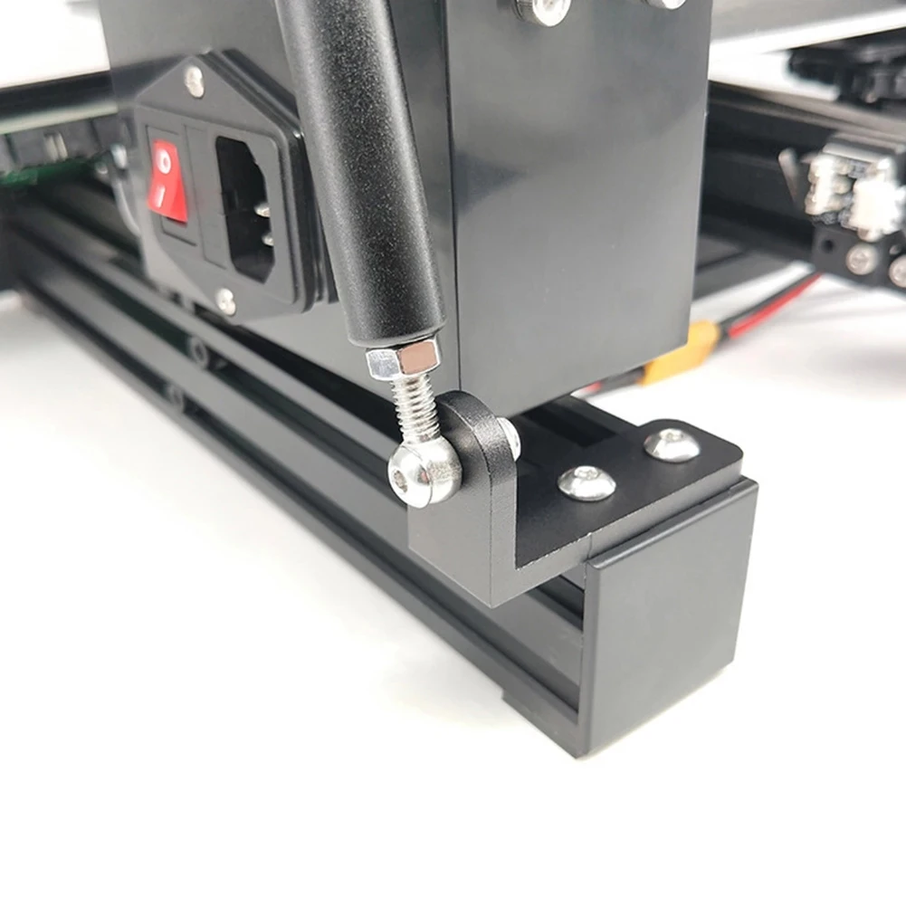 Komponen Printer 3D mendukung Kit batang tarik Set batang dasi logam campuran Aluminium kompatibel dengan Ender-3 Creality/Ender-3S/Ender-3Pro CR10