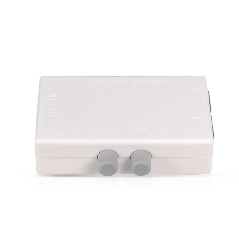 RJ45-2M 2 포트 미니 네트워크 스위치, 네트워크 공유 장치, 내부 및 외부 네트워크 스위칭