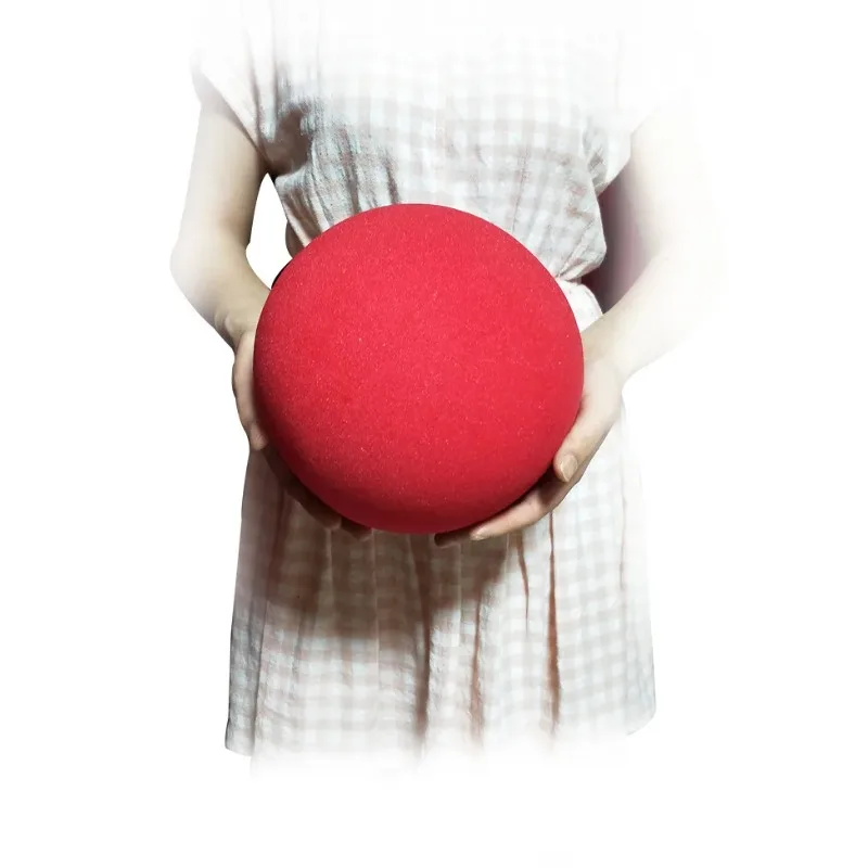 Oversized Red Magic Sponge Ball (20cm Diameter) Magic Tricks Soft Ball Excellent Elasticity Classic Ball Close Up Magic Props