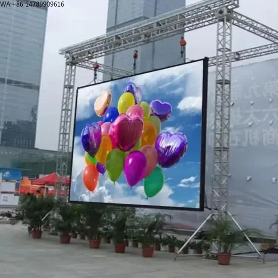 LEDTransparent Displays, Naked-eye 3D Screens, And Smart Light PolesP3.9 Display For Outdoor Stages Programme