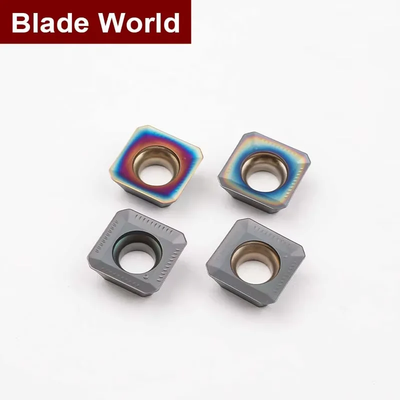 10pcs SEKT1204AFTN Carbide Milling Inserts SEKT1204Insert For KM12 Milling Cutter CNC Lathe Milling Tool For Stainless Machining