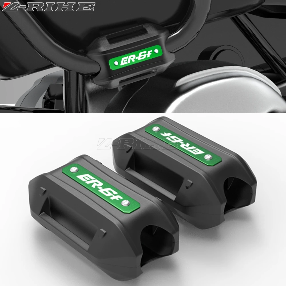 

25mm Motorcycle For Kawasaki ER-6F NINJA 650R ER6F ER6N 2012-2017 2016 Crash Bar Bumper Engine Guard Protection Decorative Block