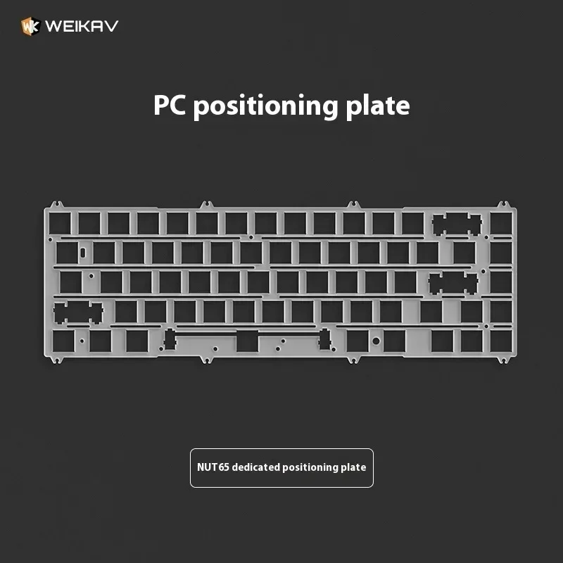 Weikav NUT65 PCB Keyboard Kit 1.6MM PCBA Non Slotted RGB Gaming Office Mechanical Keyboard Accessories Cotton Free Dedicated