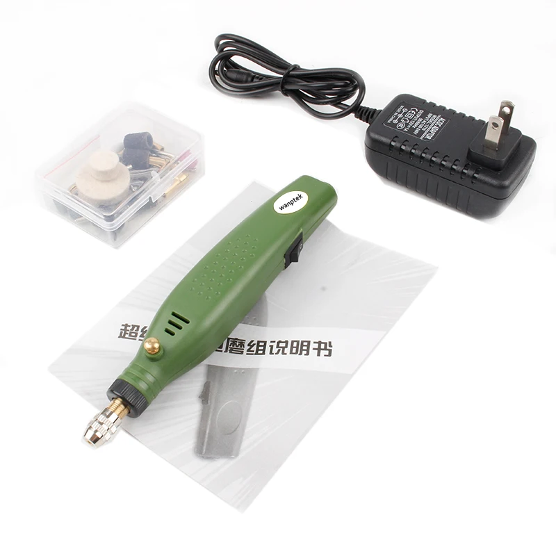 14000r/min Engraving Pen Electric Grinder Set Mini Drill Rotary Grinding Machine Micro Rotary Tool Jade Carving with 20pcs Bits