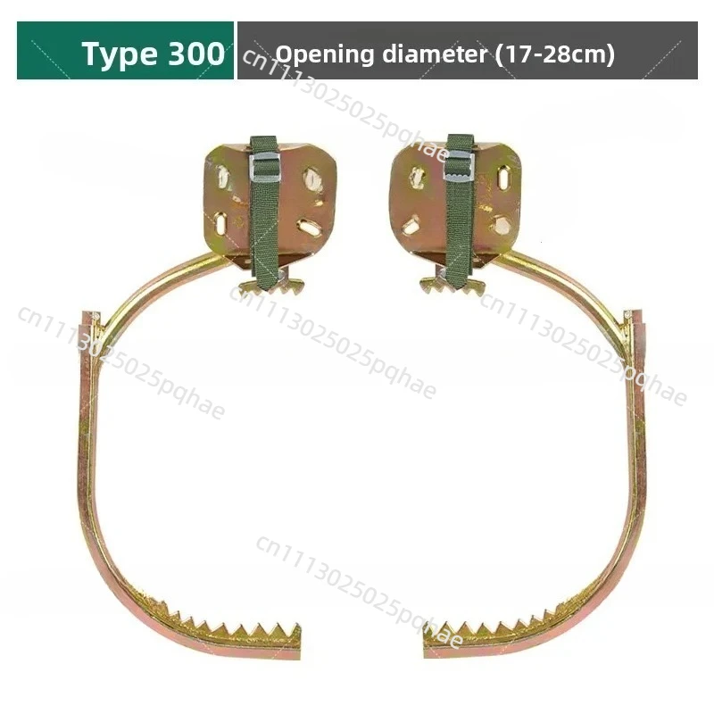 Tree Climbing Foot Buckle with Teeth Non-slip, Thickened Iron Electrician Wooden Pole Climbing Tool