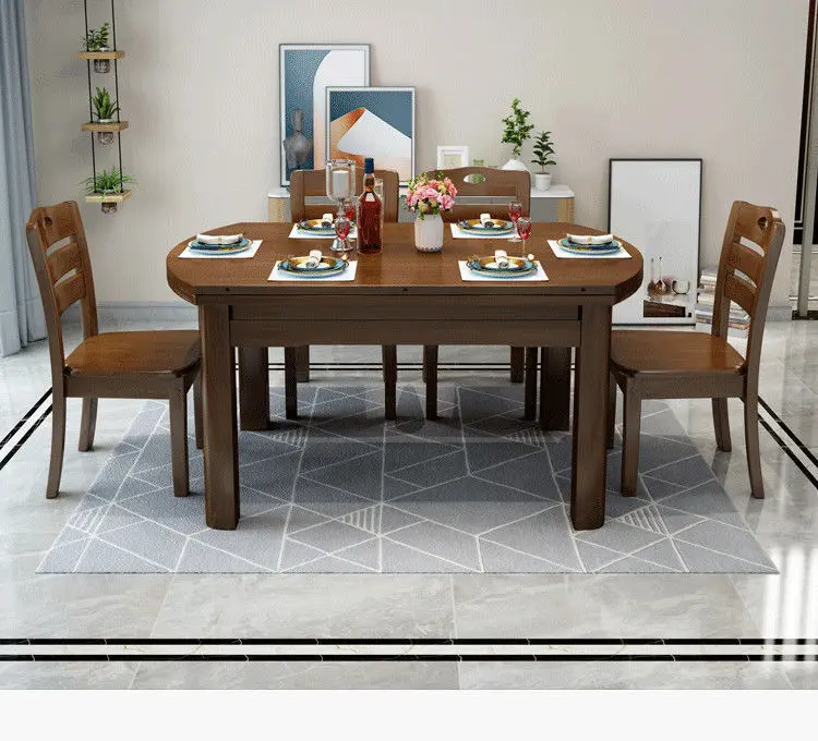 Бытовой квадратный и круг двойного назначения, стол обеденный, складной, небольшая квартира.