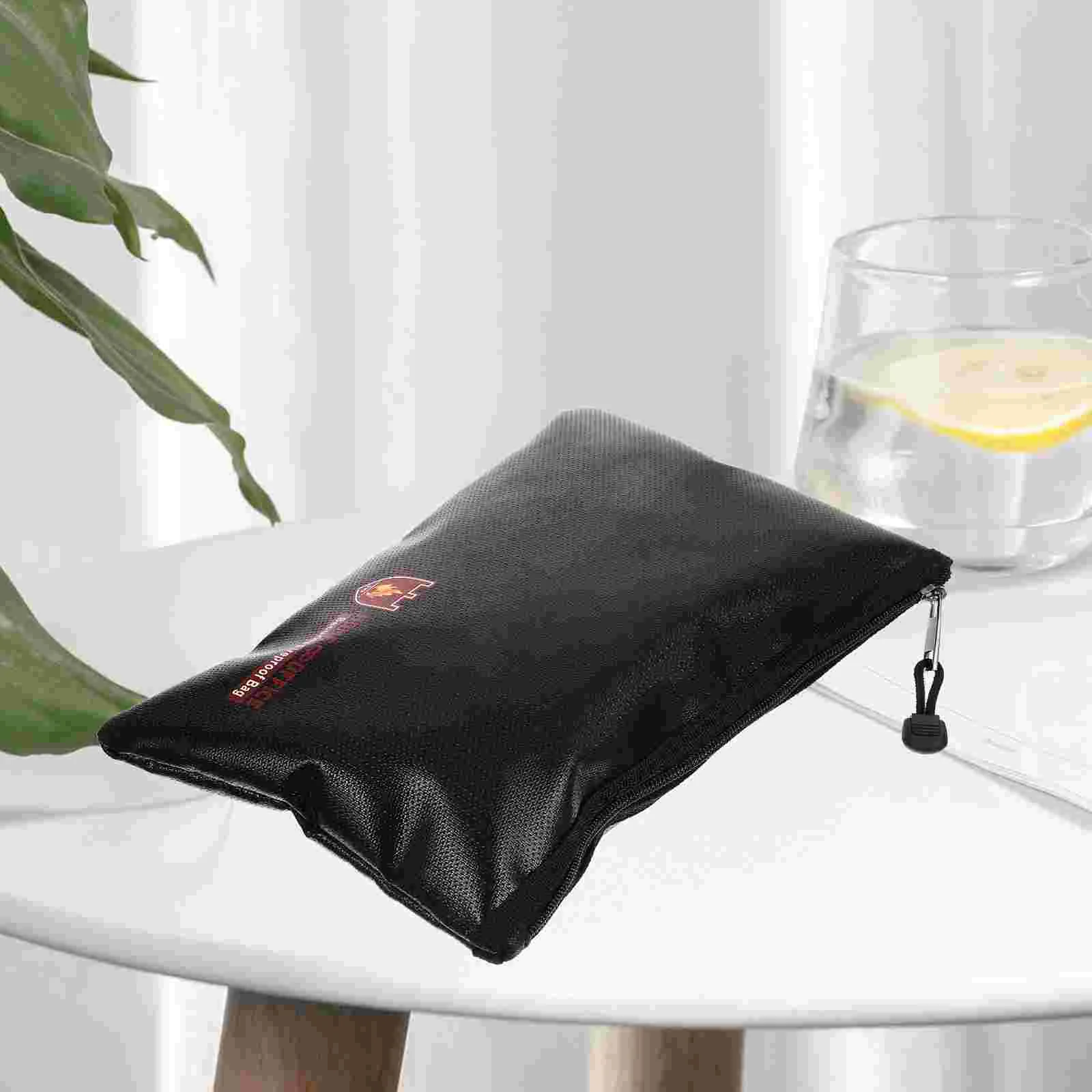 Storage Receipt Fireproof File Bag Document Stand Money New Composite Materials Pouch Practical Waterproof Holder