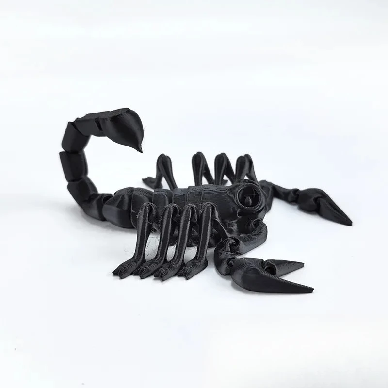 3D Printing Animal Scorpion Tail Limbs Movable Joints Halloween Christmas Decorations Ornaments Toys for Desktop Decoration