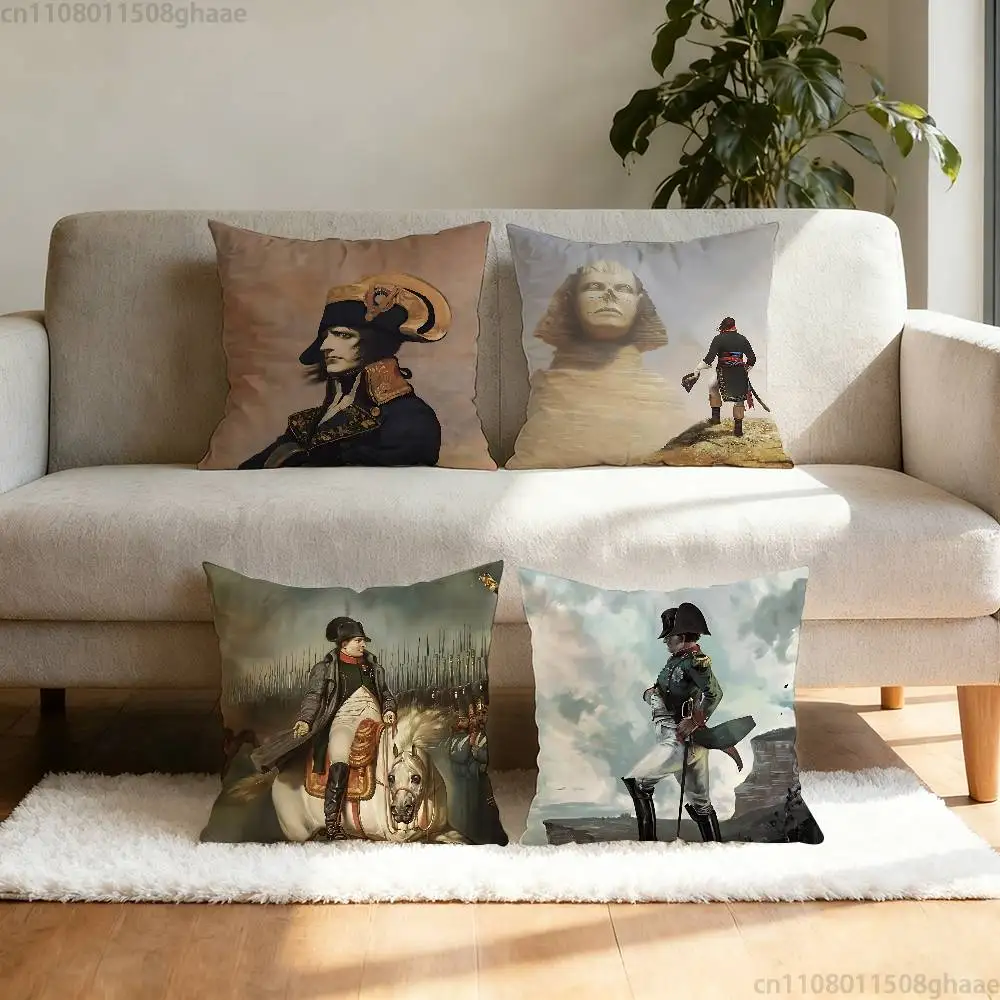 Napoleon Bonaparte pillowcase casual style decoration, suitable for home decoration (excluding pillow core)