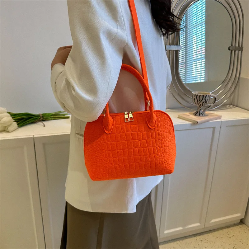 Leisure Commuter Crossbody Bag for Women Shell Bag 2024 Spring New Fashion Simple Handbag Shoulder Bag Women Purse Сумка Женская