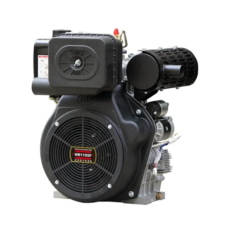 Hi-earns Brand 20hp Air Cooled 1102FAE 1105FAE Air Cooled Single Cylinder Electric Diesel Engine