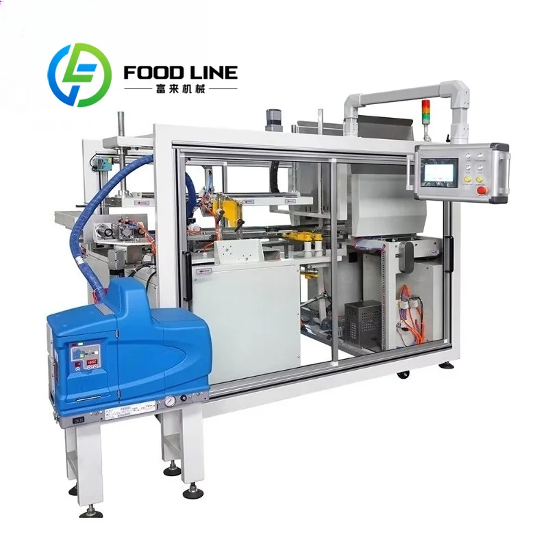 Automatic Carton Erector Combined Automatic Carton Forming Function Compact Layout Suitable For Small Workshop And Limited