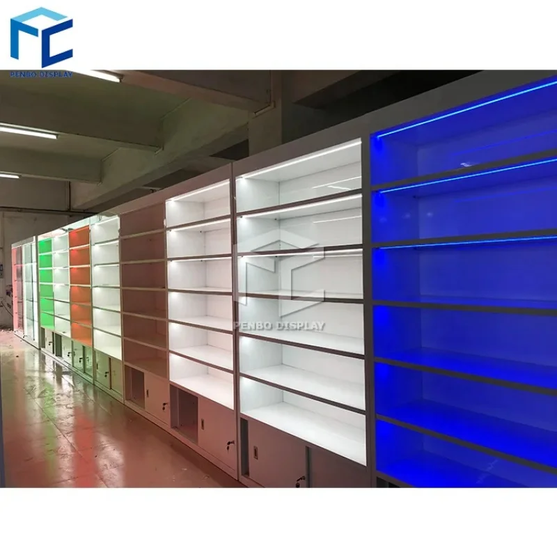 custom.Customize Smoke Shop Display Showcases Glass Lockable Display Caninet Smoke Shops