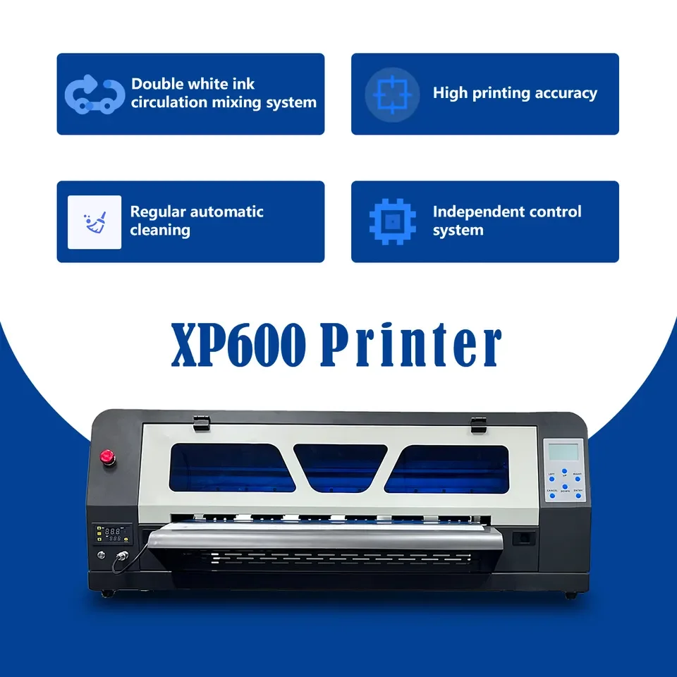 A1 Size Dual XP600 DTF Inkjet Printing Pet Film Printer Machine A3 DTF Printer For T-Shirt Fabric Hoodies Shoes