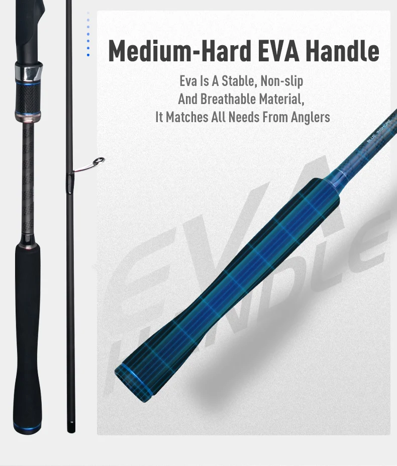 BLUE INSHORE Angelruten Inshore Breakwater Bass Rod S782L S862ML S902ML Saltwater Light Fast 2-teilige Spinnruten – Detail 6