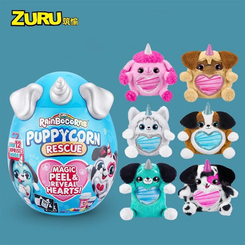 New Original ZURU Rainbocorns Unicorn Dog Planet Large Size 28cm Dog Magic Egg Blind Box Child  Doll Toy Girl Holiday Gift