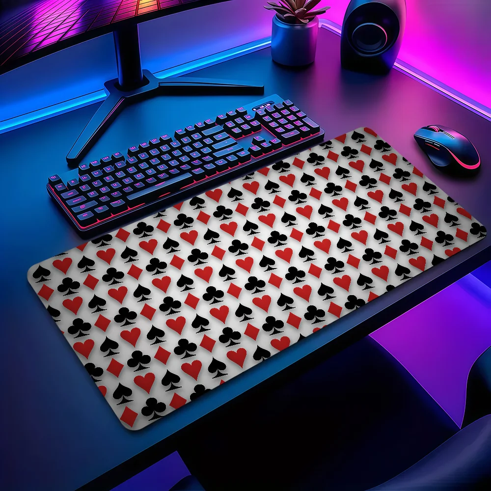 Fashion P-Poker Mouse Pad Non-slip Thickened MousePad Large Writing Lockedge Office Student Gaming Cushion
