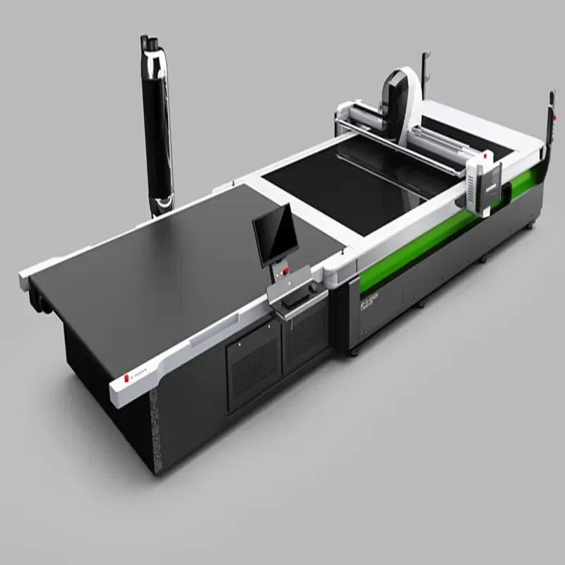 CNC Automatic Cloth Textile Cutter Machine Garment Apparel Fabric Cutting for T-Shirt Underwear Shorts Sewing