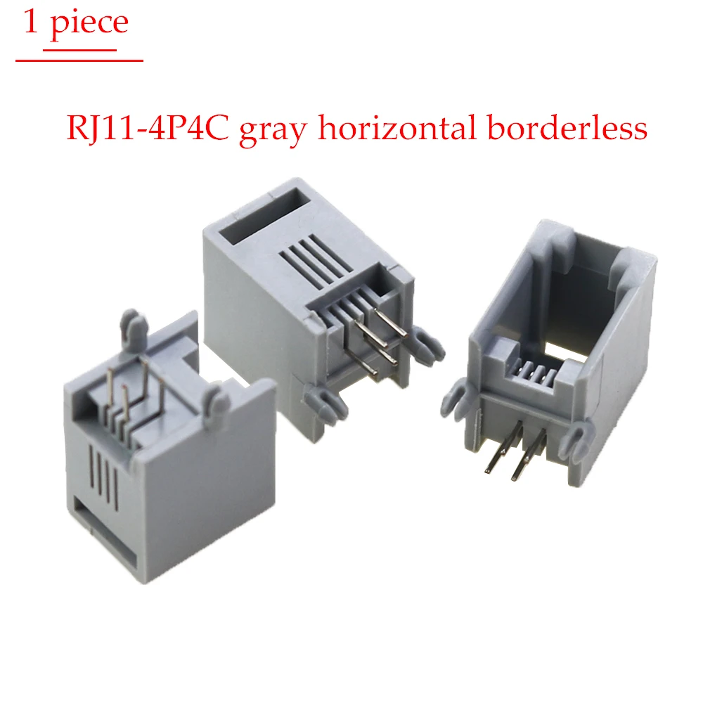 1 Piece  RJ45 RJ12 RJ11 Telephone Jack 95001 4P4C 6P2C 6P4C 6P6C 8P8C Female Socket Computer Internet Network PCB Connector