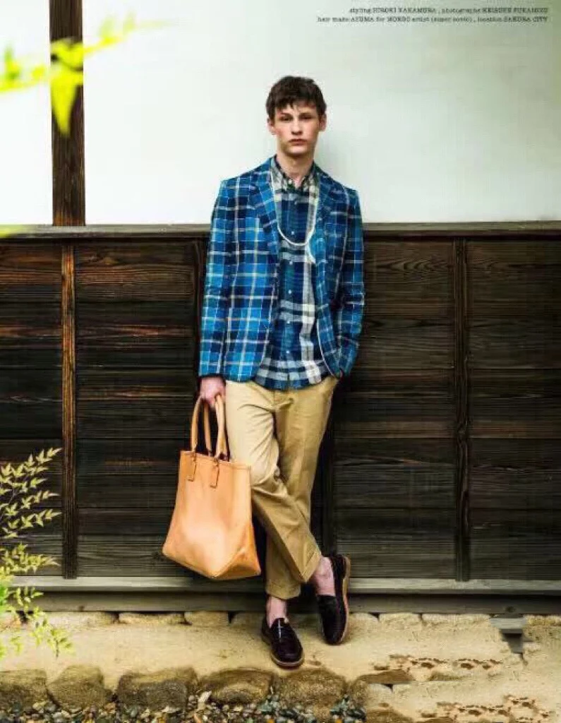 

2025 VISVIM GRANGER BLAZER mottled collar plaid casual suit jacket