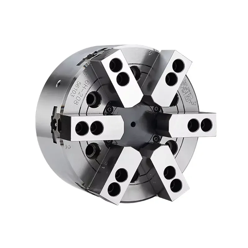 High Quality 3 Jaw 4 Jaw 6 Jaw Cnc Lathe Hydraulic Chuck Lathe Machine CNC Power Chuck 6 8 Inch