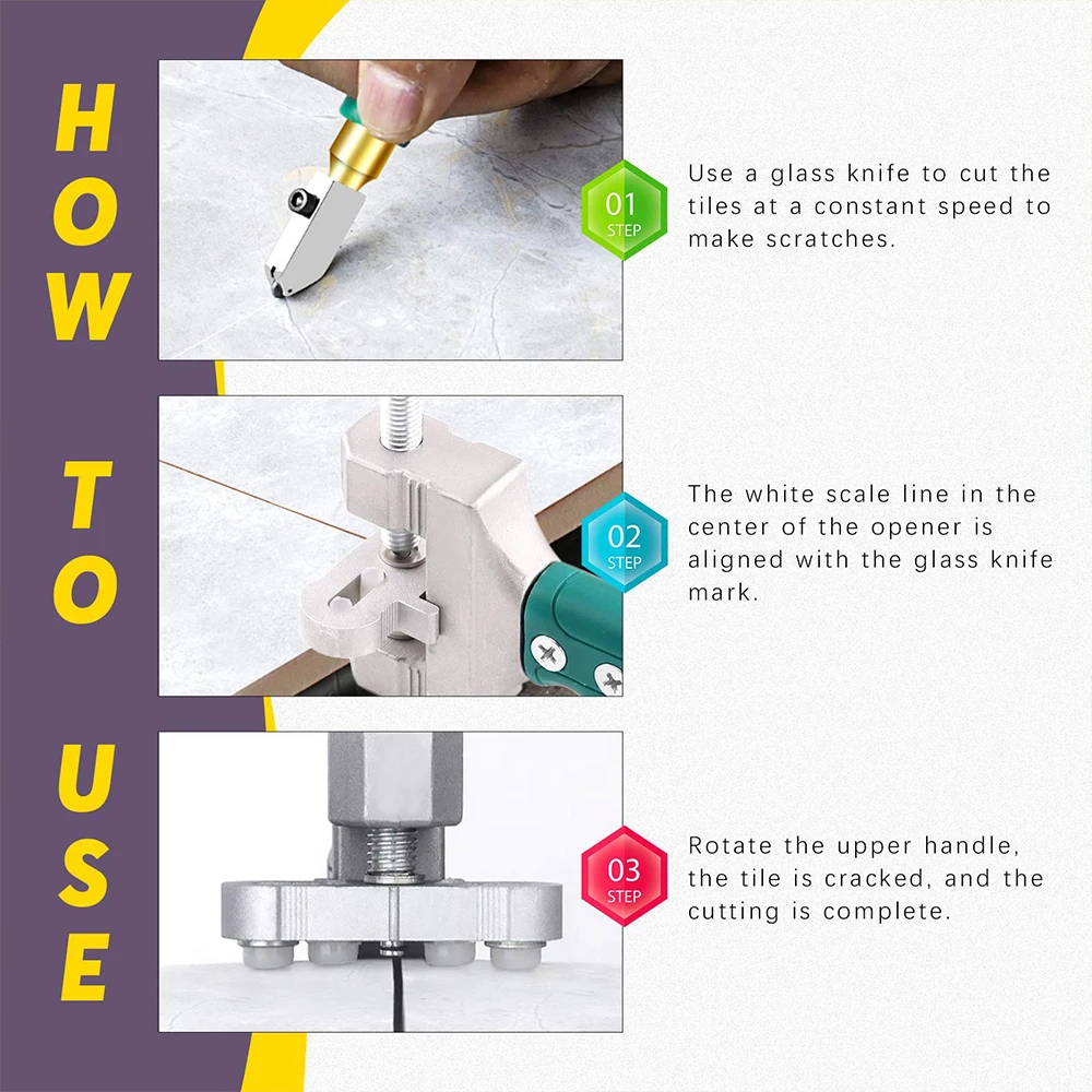 أداة قطع البلاط الزجاجي كماشة كسر الزجاج القاطع كماشة الجري أداة قطع السيراميك لسهولة الإنزلاق قاطع الزجاج والبلاط