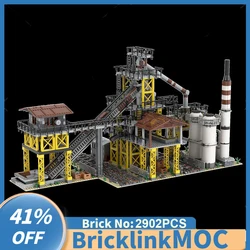 2902PCS Hot Selling City Street View MOC Modular Building  industrial zone Blast Furnace DIY creative ideas childToy Gift Blocks