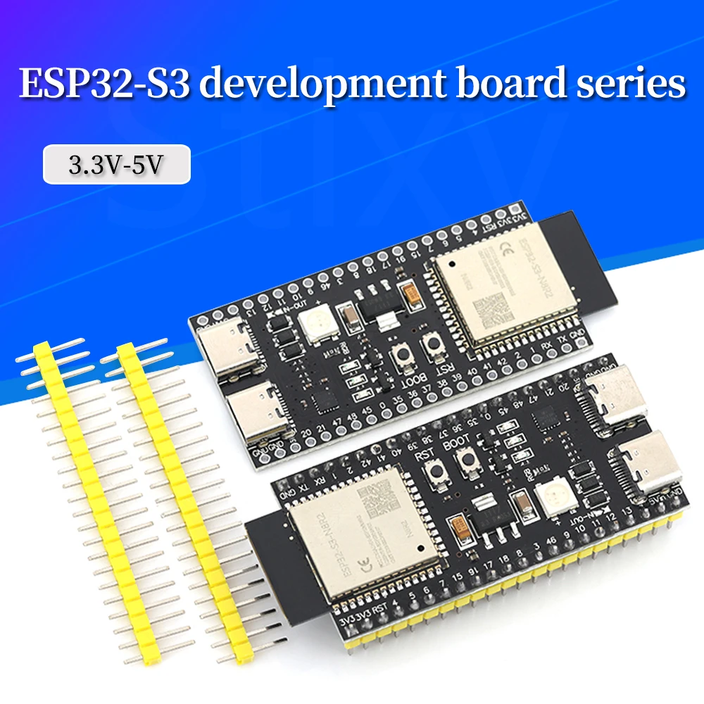 10/5/1Pcs ESP32-S3-DevKitC-1 WiFi Bluetooth-compatible BLE 5.0 Mesh Development Board ESP32 Wireless Module N16R8 N8R8 N8R2