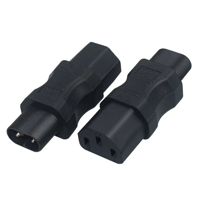 1Pc Professional Male and Female Adapter, ABS-Material, Easy Operation, C8 to C13