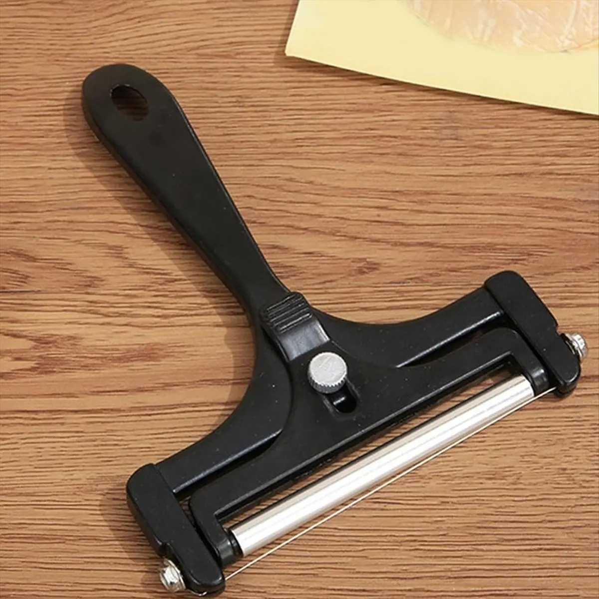 【HOT N07R】 Kitchen Stainless Steel Wire Cheese Slicer, Premium Cheese Shaver, Butter Cheese Cutter with Adjustable Thickness