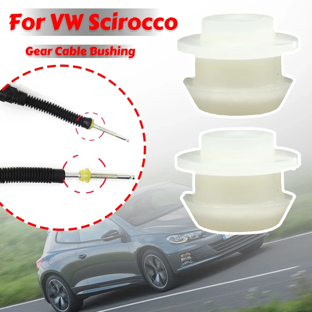 

Gear Cable Lever Bushing For VW Scirocco Bora Vento Car Manual Gear Shift Selector Lever Linkage Cable End Rod Connector Shifter