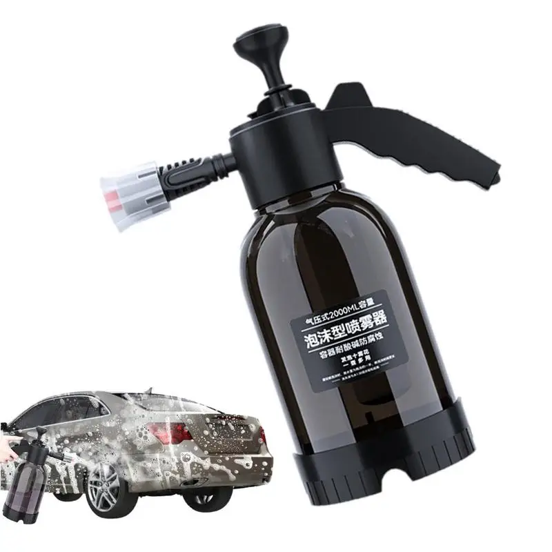 

2L Car Home Cleaning Foam Sprayer Hand Pump High Pressure Car Wash Spray Bottle Hand Held Garden Sprayer Bottle For Car Plants