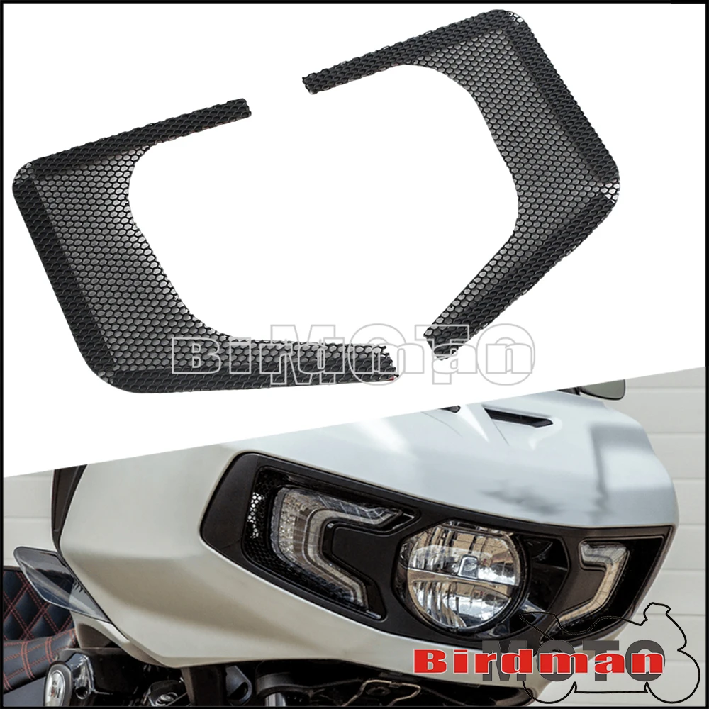 

Front Fairing Mesh Vent Grill Cover Paste Mount Insect Protection Bug Shield Motorcycle Trim For Indian Challenger Limited 2020+