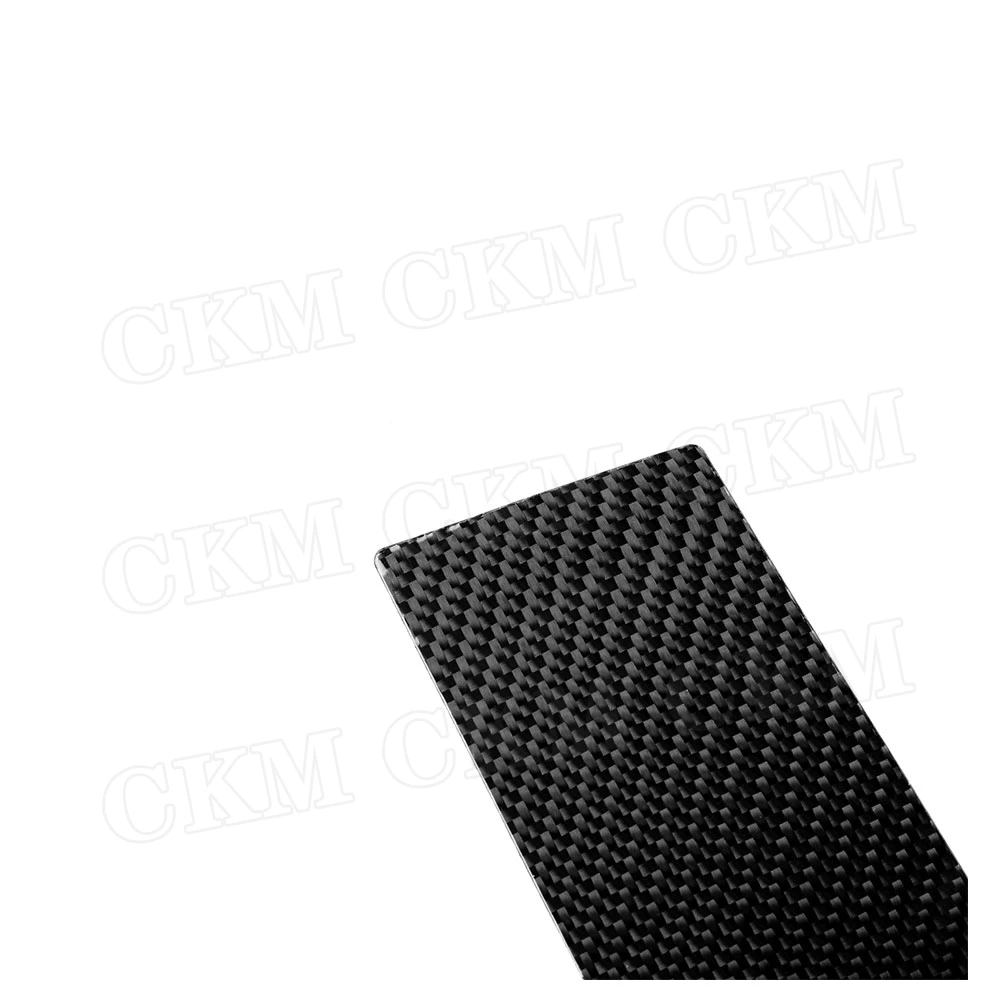 Carbon Fiber Car Side Window Column B C Pillar Trim Cover Strip Stickers For Toyota Land Cruiser Prado 2010-2018 Car Accessories