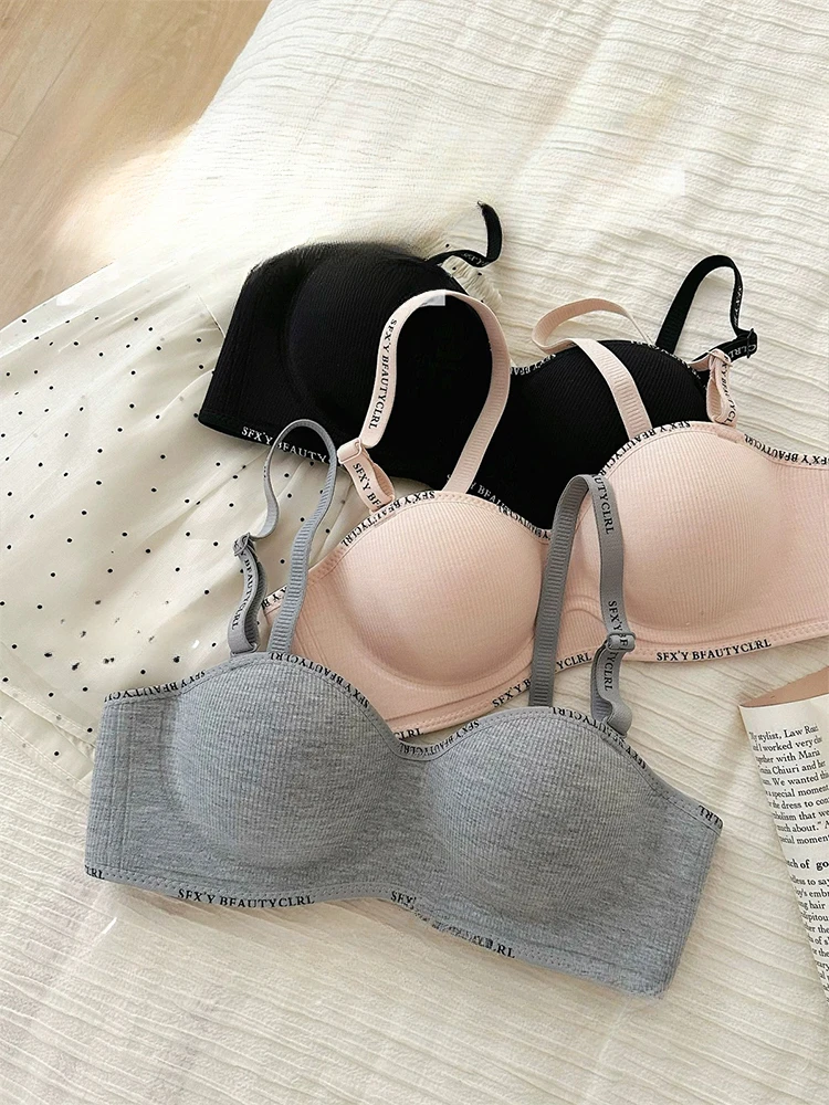 MOYISU Seamless Bra Women Push-Up Enhancer Small Chest Pure Allure Comfort Lightweight Teen Young Women Trendy Fashion Lingerie