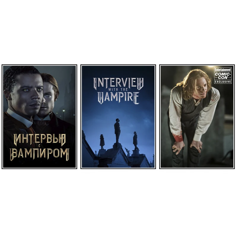 Interview with the Vampire Season 1, Print Art Canvas Poster, Living Room Decor, Home Wall Picture
