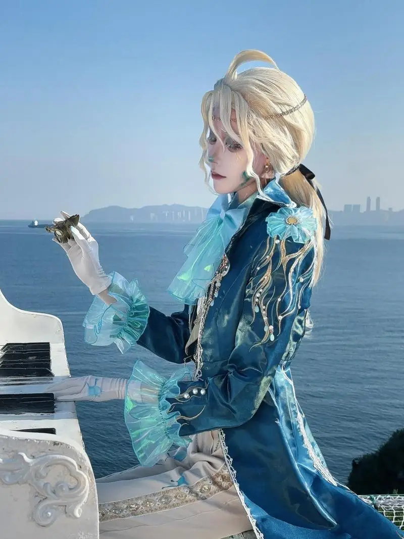 

2026 новая игра Identity V, комплект костюмов для косплея, композитор, призрачный парус, новая кожа, комплект одежды для косплея, одежда на Хэллоуин