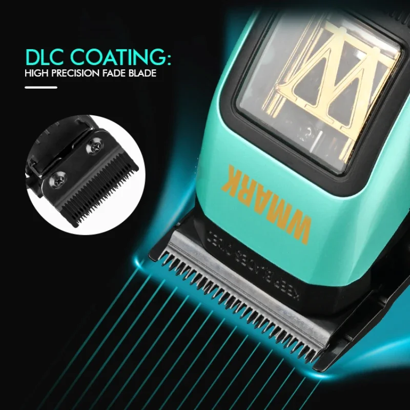 2025 New Professional Electric Hair Trimmer WMARK NG-X1 POLAR Magnetic Levitation High Speed Hair Clipper DLC Powder Metal Foil
