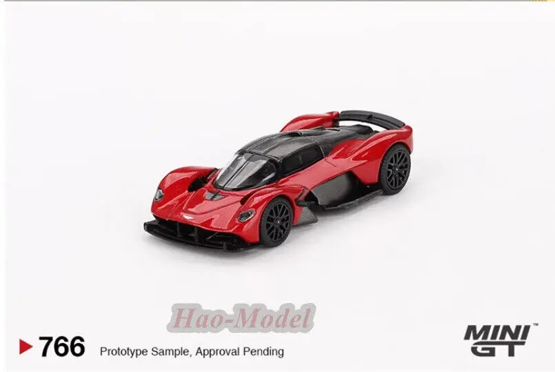 MINIGT 1/64 For Aston Martin Valkyrie Supercar Car Model Alloy Diecast Simulation Toys Birthday Gifts Hobby Display Collection