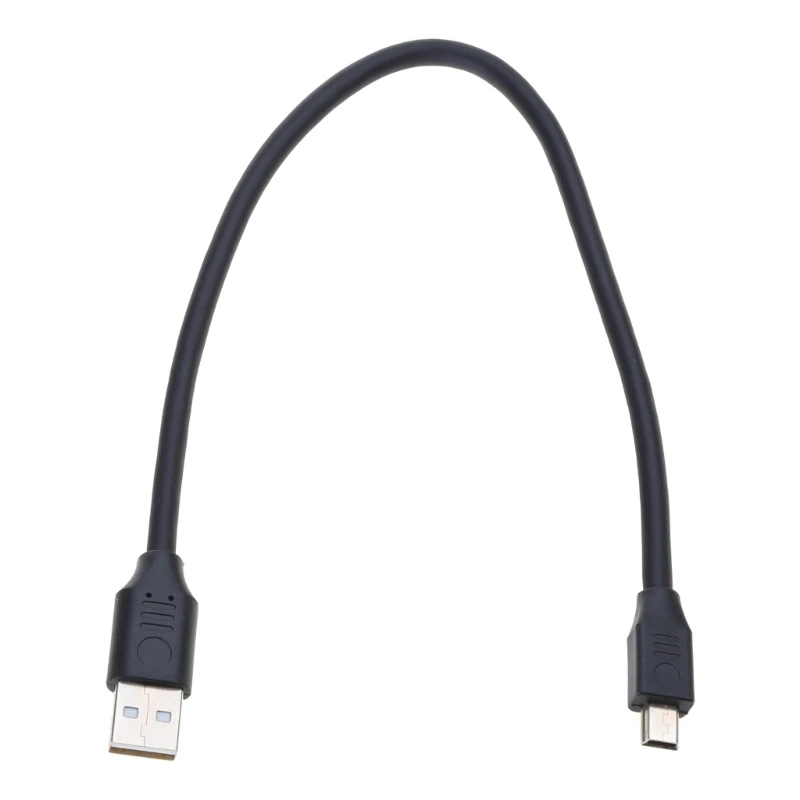 Compact USB to Mini USB Data Transfer Wire Charging Cord Wide Compatibility