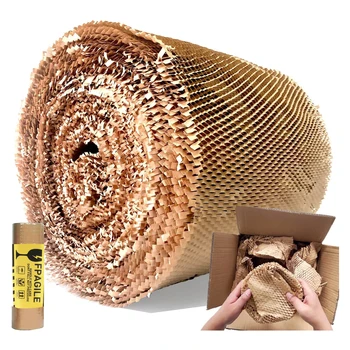 SMVP Waben-Kraftpapierrolle, mehrere Breiten, 5 m Länge, DIY, dekorative Geschenke, Verpackungsmaterial, Hochzeit, bewegliche Materialien